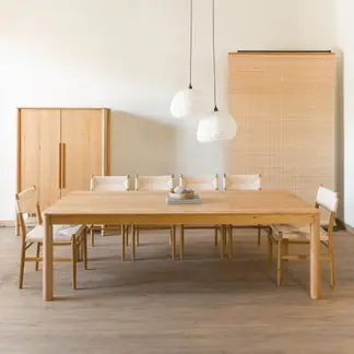 AMOBLE - Mesa de comedor Milita Rectangular 240 Amoblé