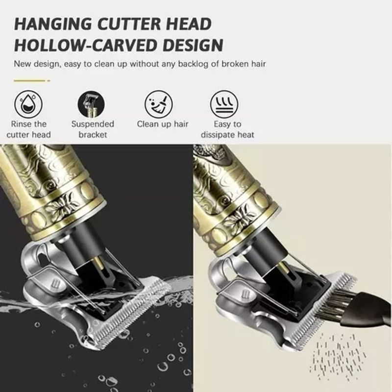 GENERICO - Afeitadoras Maquinas Corta Pelo Barba Eléctrica Profesional