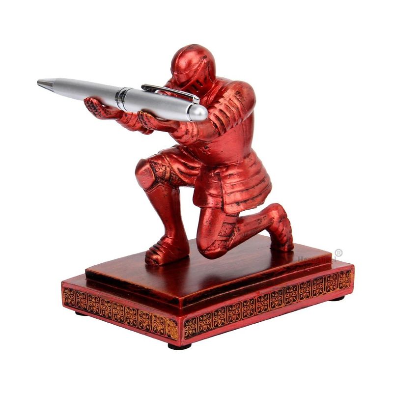 SONEC - Adorno Lapicero Escritorio King´s Knight 15 cms. Caballero Rey Regalo