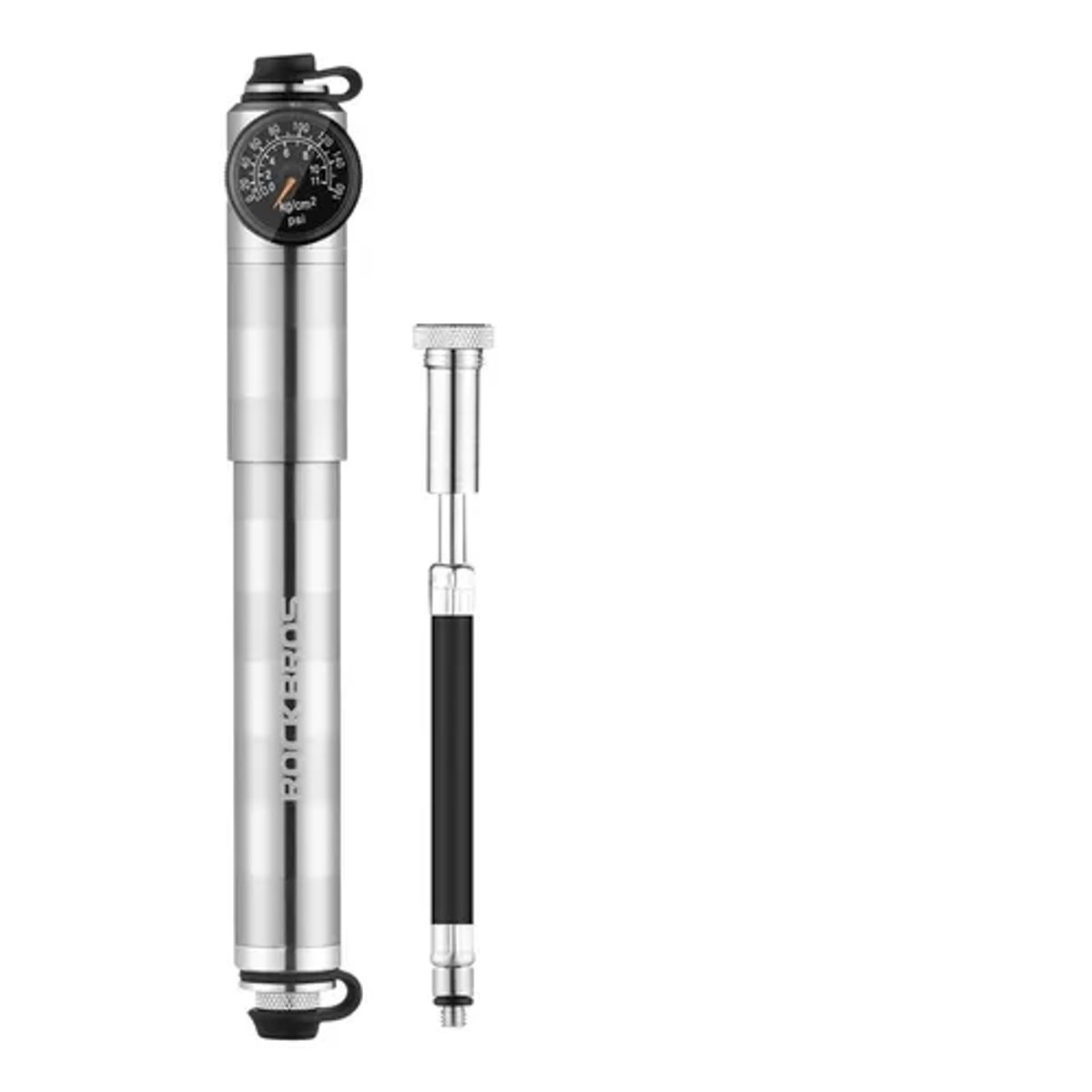 GENERICO - Bombín Bicicleta Rockbros Aluminio Manómetro 160 Psi Av/fv