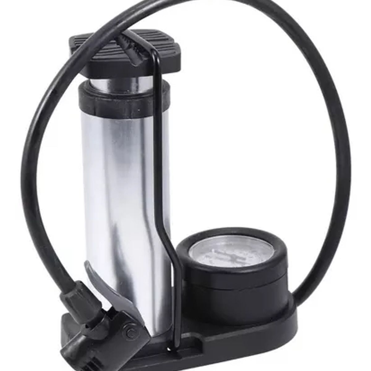 GENERICO - Bombin Pie Bicicleta Portatil Inflador Balon Moto Accesorios