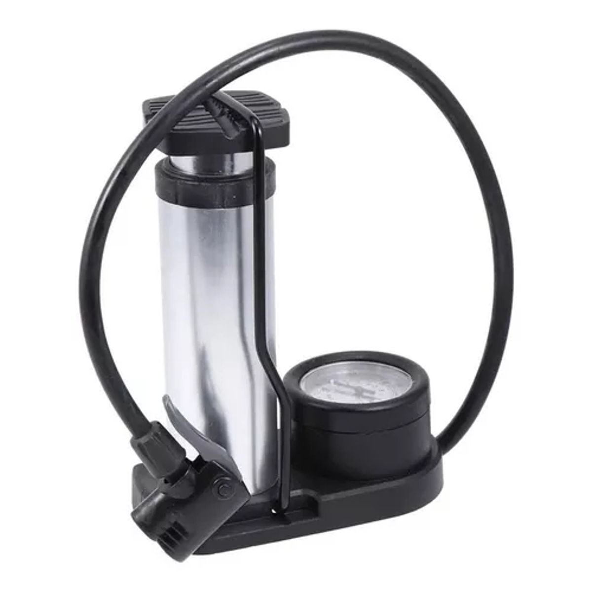 GENERICO - Bombin Pie Bicicleta Portatil Inflador Balon Moto Accesorios