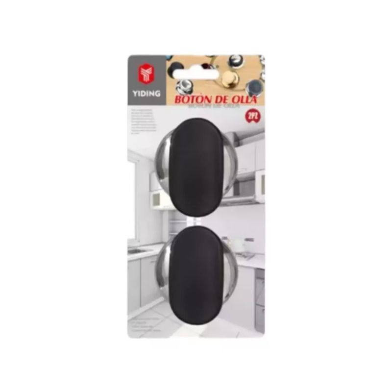 OEM - BOTON DE OLLA NEGRO 2PZAS