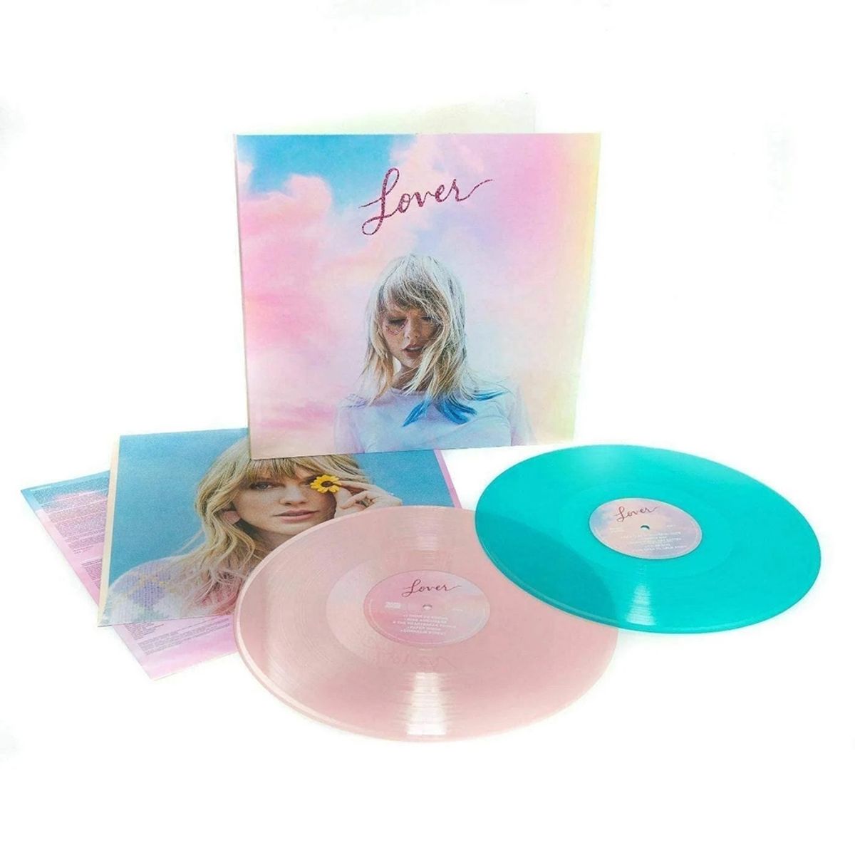 GENERICO - Taylor Swift - Lover - Vinilo Doble Traslúcido Pink & Blue