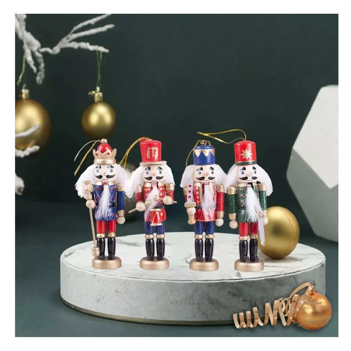 GENERICO - Set 4 Cascanueces Navidad