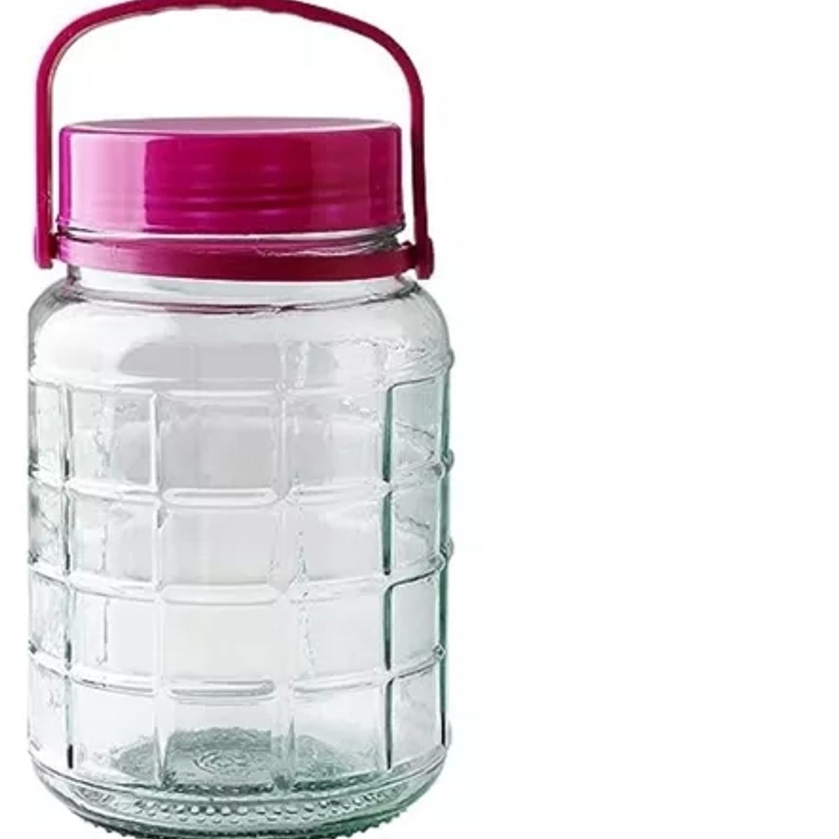 GENERICO - Frasco Tarro Envase De Vidrio Hermético 3 Litros Con Tapa