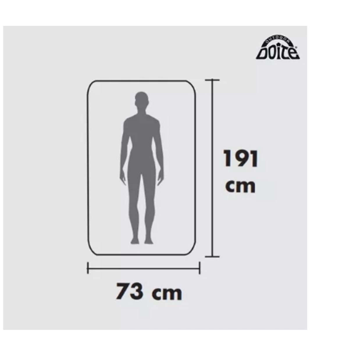 GENERICO - Colchón Inflable Alicante Single Celeste Doite
