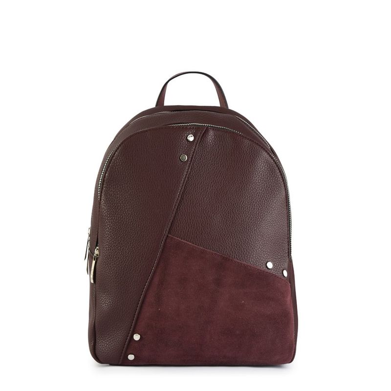 ZIOL - Mochila mediana lemon burdeo