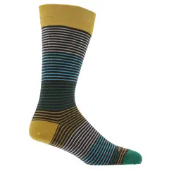 HUSH PUPPIES - Calcetín Algodón Hombre Fineline Verde
