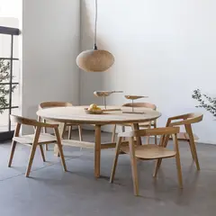 AMOBLE - Mesa De Comedor Jarpa Redondo 150 Amoblé