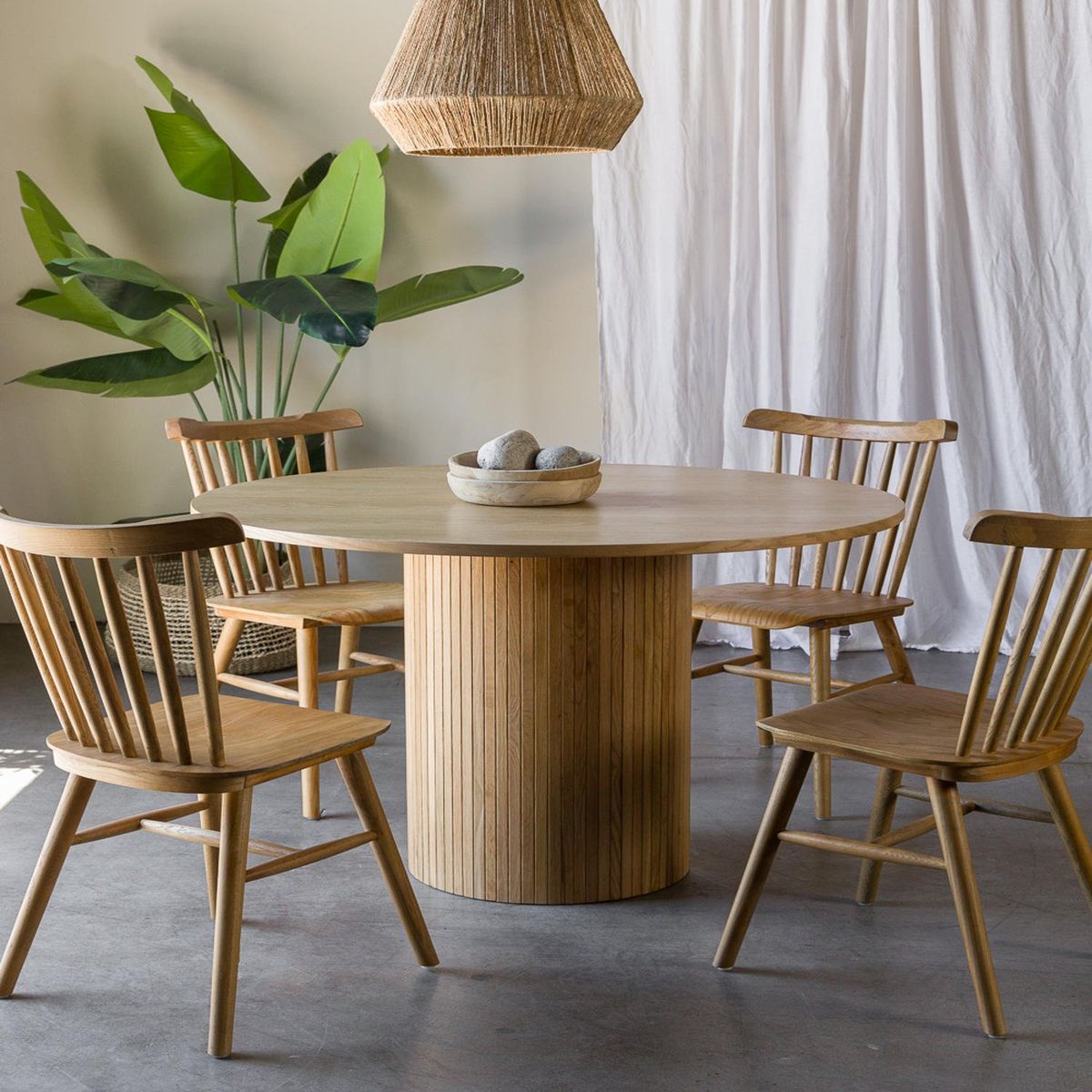 AMOBLE - Mesa De Comedor Genoa Natural Amoblé