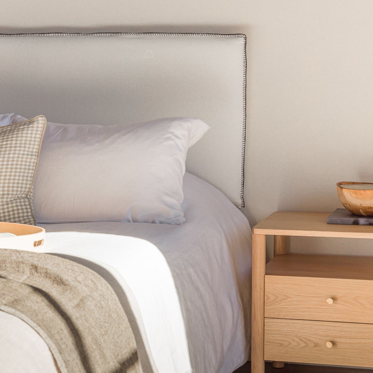 AMOBLE - Respaldo Malaga Blanco 190 Amoblé