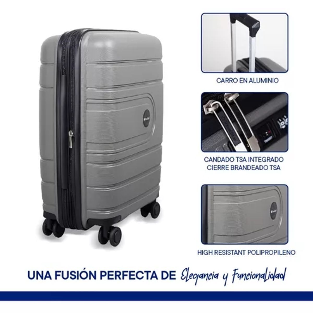 GENERICO - Maleta De Viaje Pequeña Cabina Compacta Y Resistente Oferta