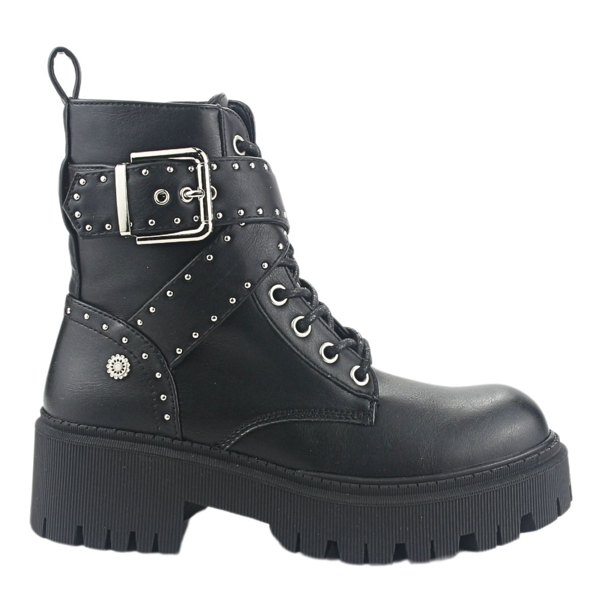 CHALADA - Botin Mujer Negro Plataforma Chalada Matter-5