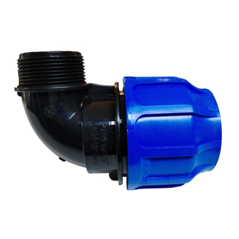 GENERICO - Codo Compresion He 25 X 3/4 Hdpe