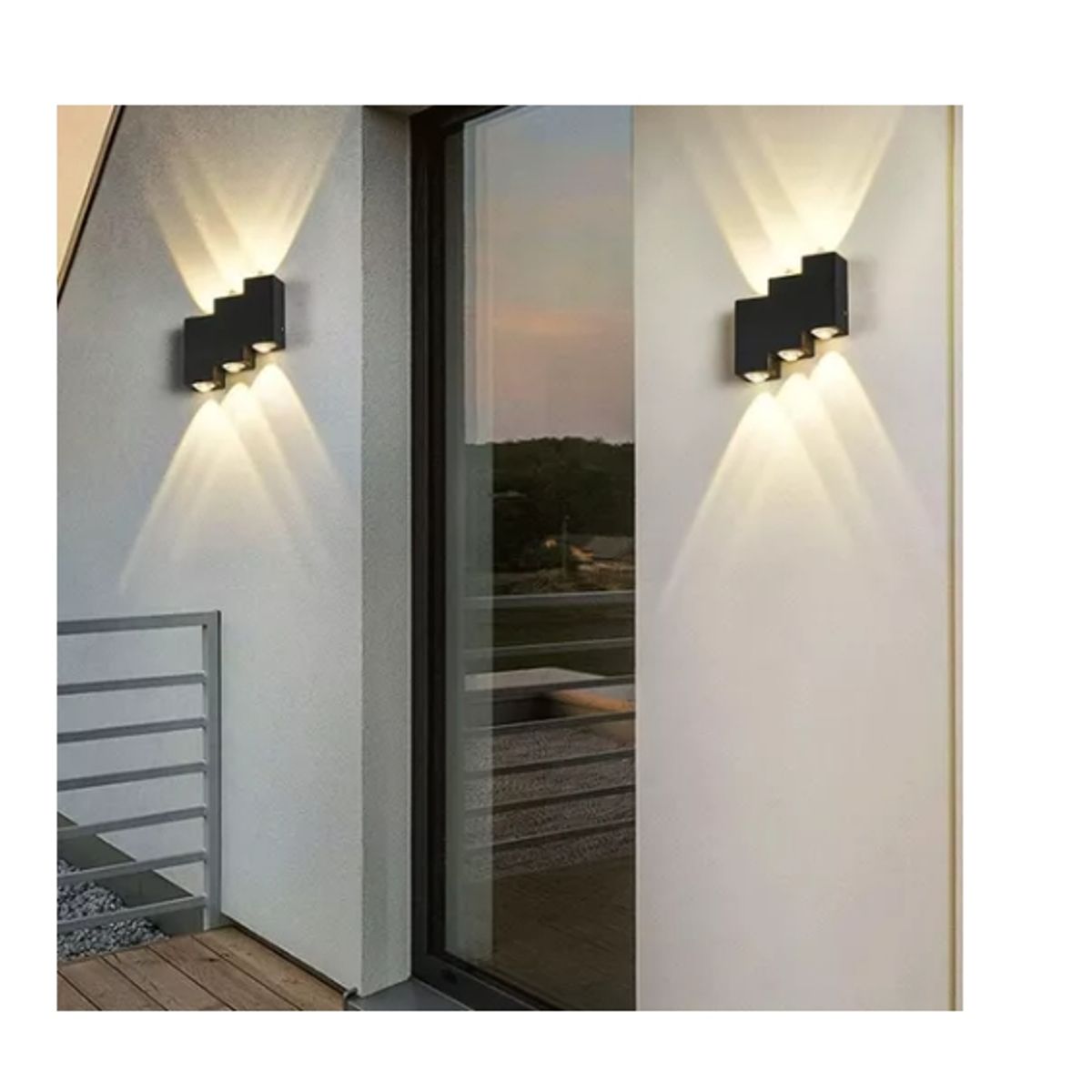OFERTABKN - Aplique Lampara Muro Led Luz Interior Exterior Decoración Calido