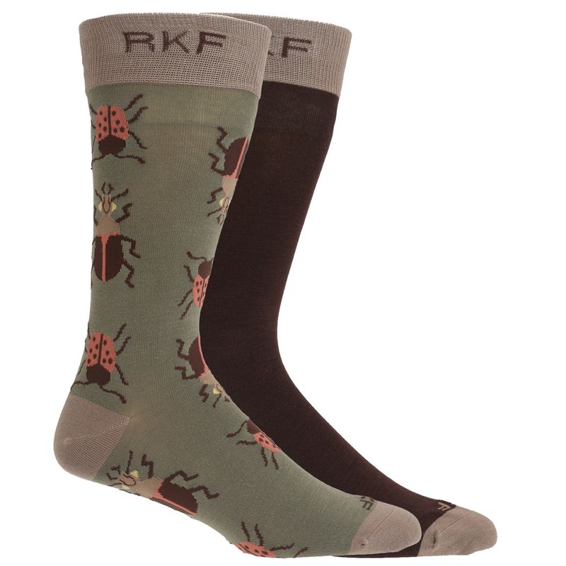 ROCKFORD - Calcetín Bambú Hombre Pack Bugs MultiColor ROCKFORD