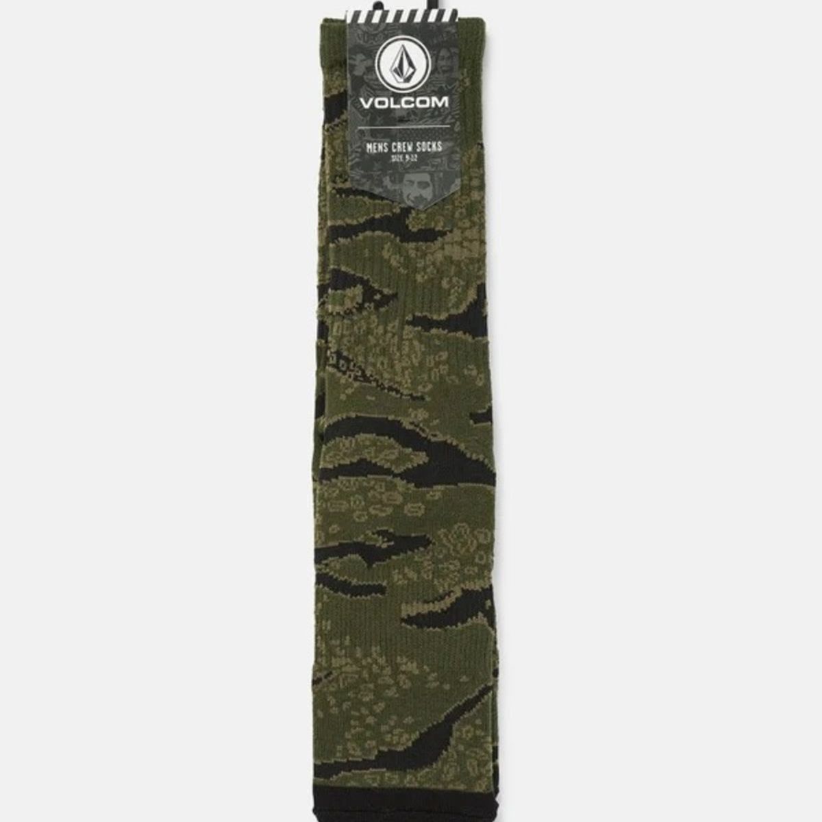 VOLCOM - Calcetines Caustic Camo Verde Hombre Volcom