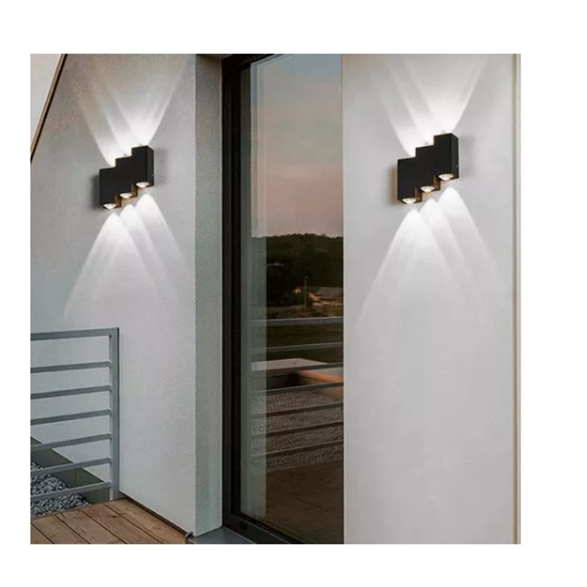Aplique Lampara Muro Led Luz Interior Exterior Decoracion Frio, marca OFERTABKN - Foto 2