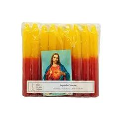 GENERICO - Sagrado Corazon Velas Novenas 14cm