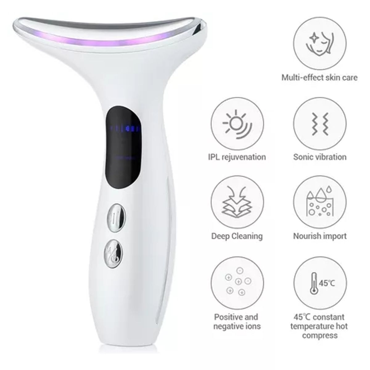 GENERICO - Reductor Papada Masajeador Terapia Cuello Moldeador Facial
