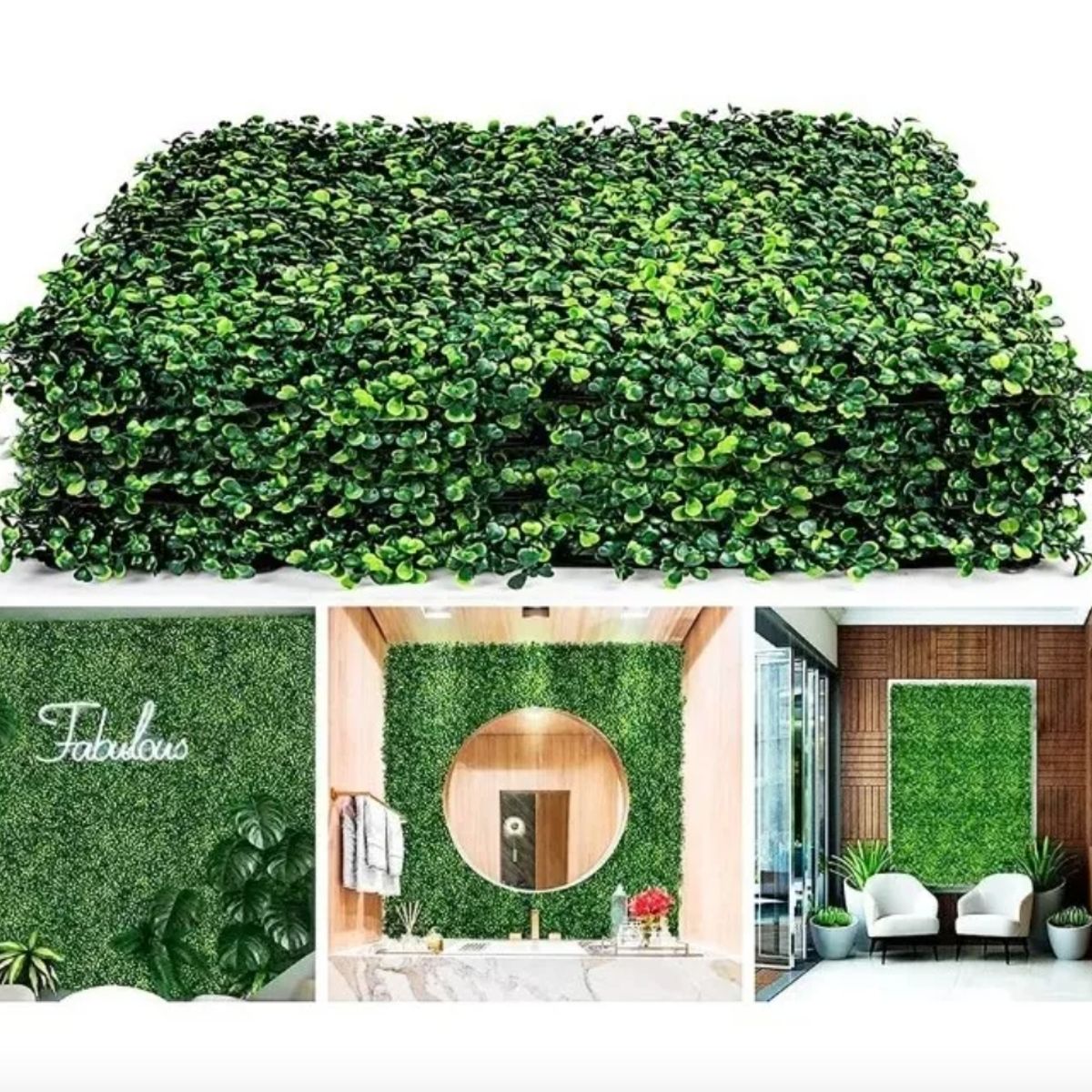 GENERICO - 10 Malla Palmeta Trebol Valla Cerca Pasto Planta Enredadera