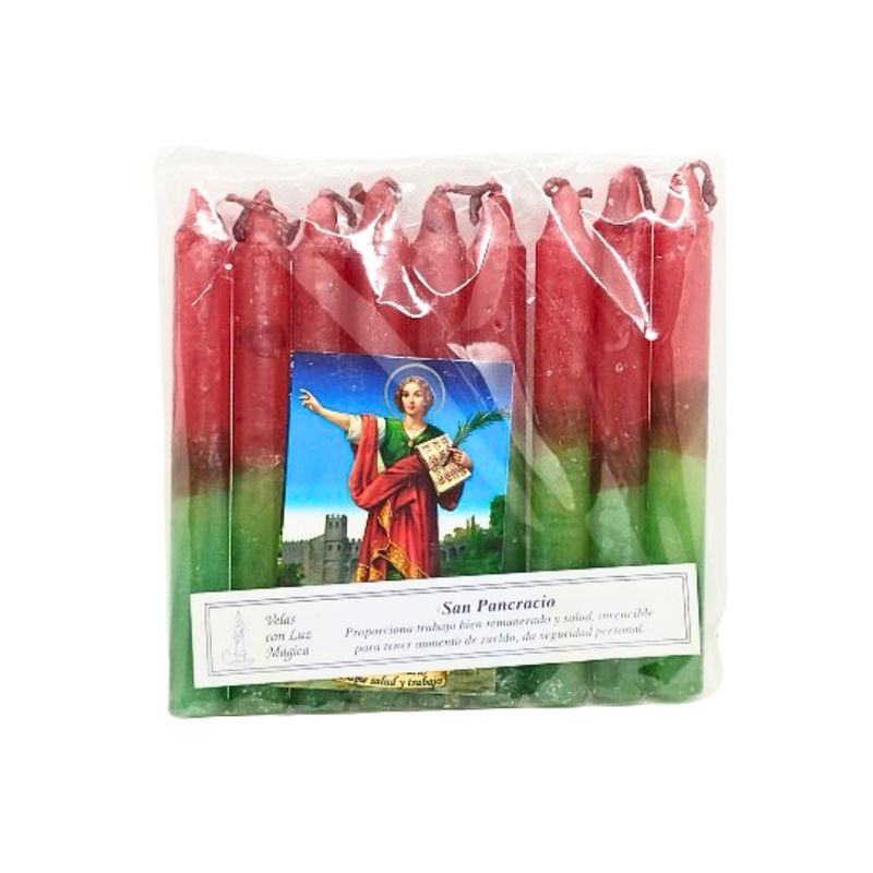 GENERICO - San Pancracio Velas Novenas 14cm