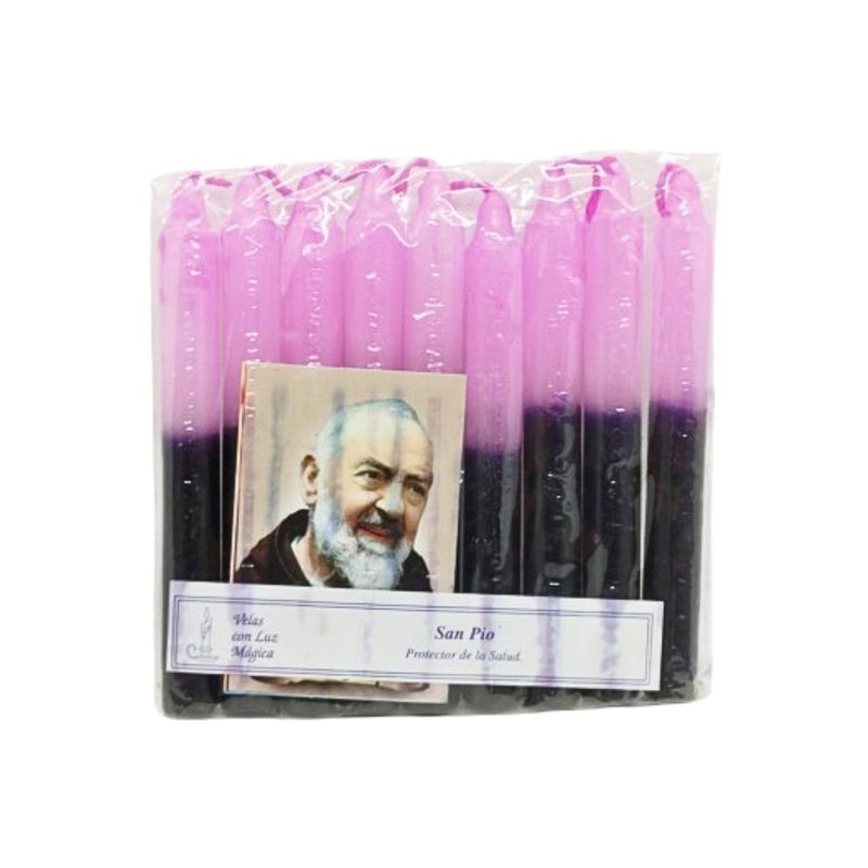 GENERICO - San Pio Tadeo Velas Novenas 14cm