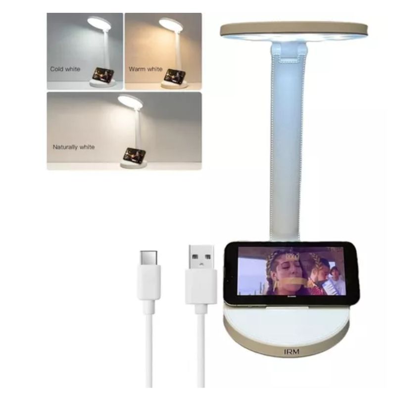 GENERICO - Lámpara De Escritorio Led Mesa Lectura Usb Recargable