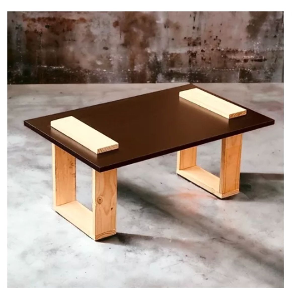 GENERICO - Hermosas Mesas De Centro En Melamina Entrega Inmediata Pino