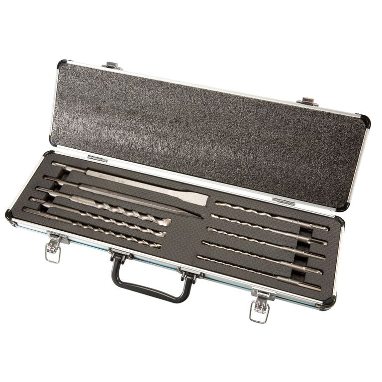 Set 10 Accesorios Puntos Y Brocas Sds Plus D-71990