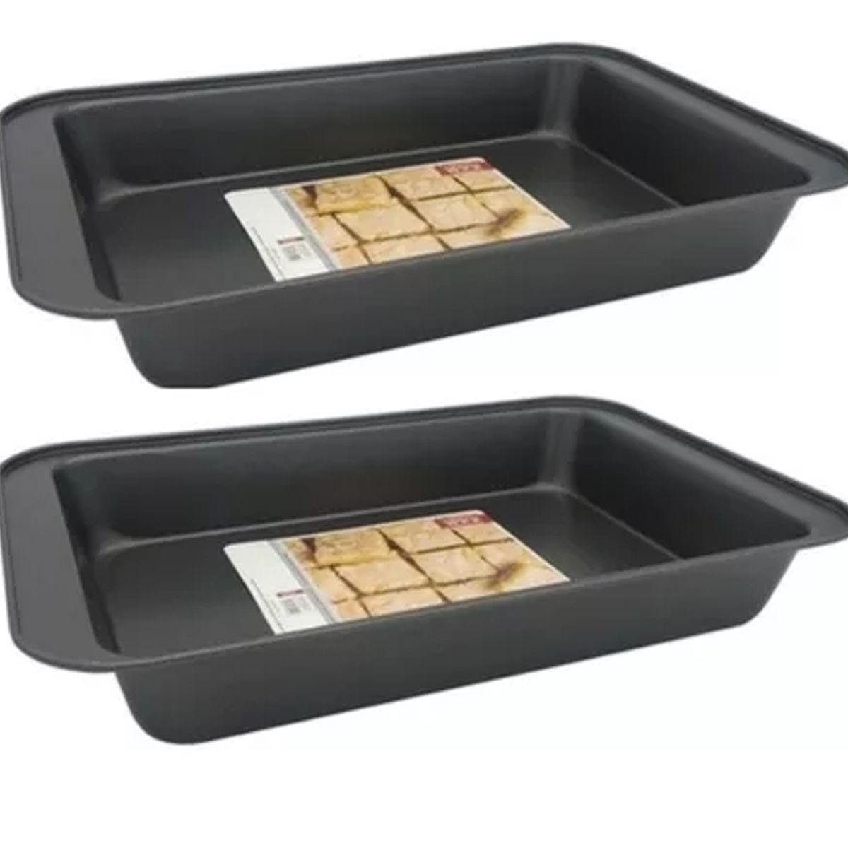 GENERICO - Pack X2 Bandejas Para Horno Molde Para Pasteles Bandeja Horn