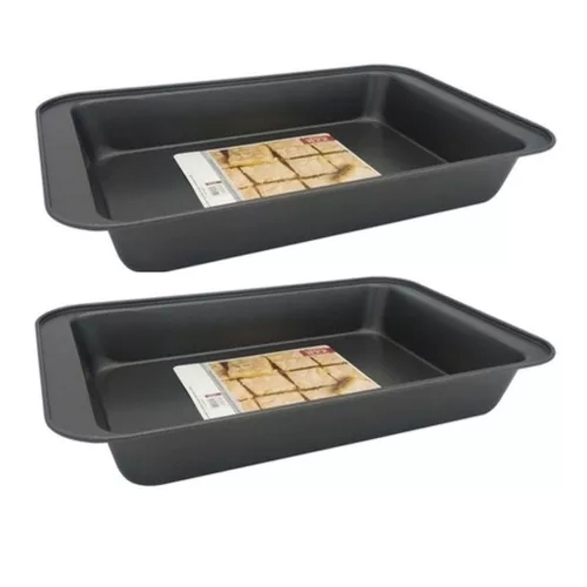 GENERICO - Pack X2 Bandejas Para Horno Molde Para Pasteles Bandeja Horn