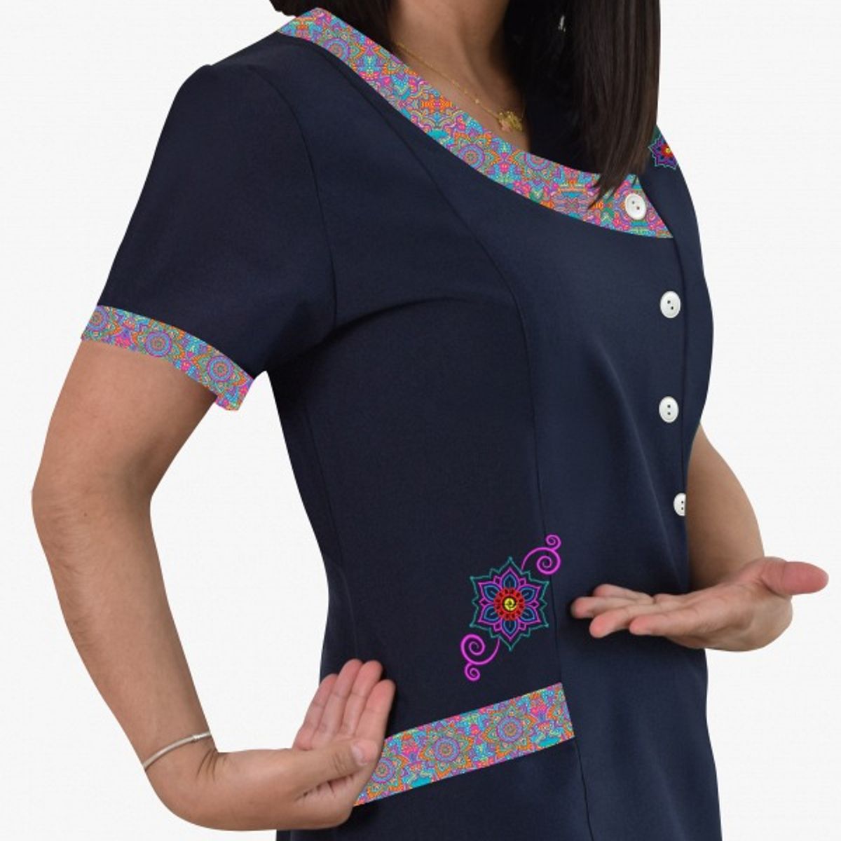 GENERICO - Wiltex- Azul -Mandala