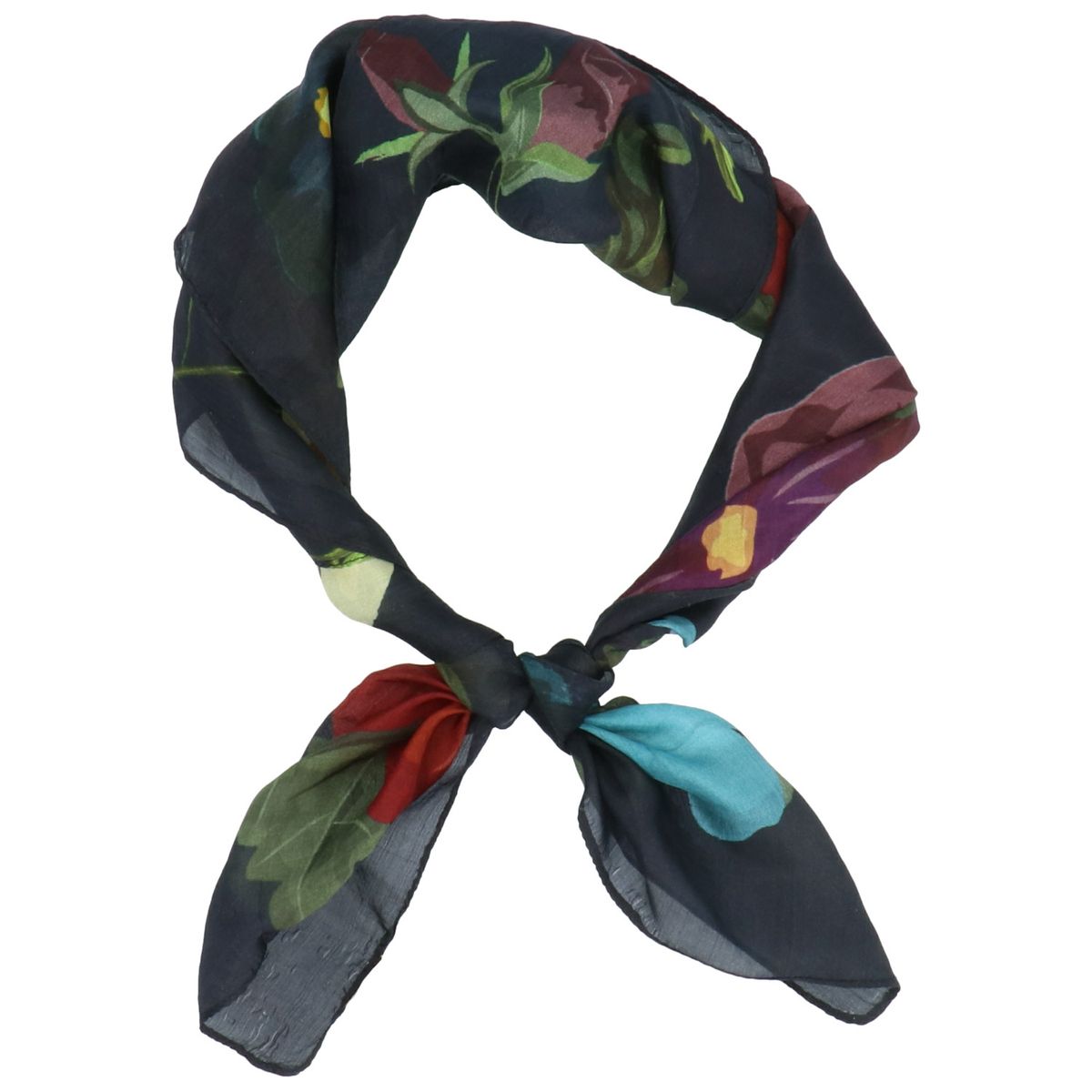 ROCKFORD - Pañuelo Seda Mujer RKF Silk Hibis MultiColor ROCKFORD