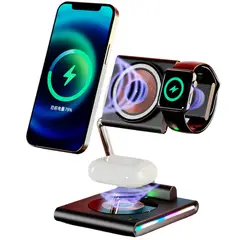 GENERICO - Estacion De Carga Rapida 3 En 1 Para iPhone/watch/AirPods