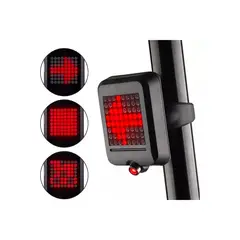GENERICO - Luz De Bicicleta Led Trasera Inteligente Control Direccional