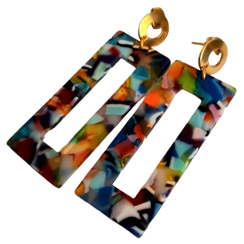 CATHALIFAUDJOYAS - AROS ACRILICO COLORES CATHALIFAUDJOYAS