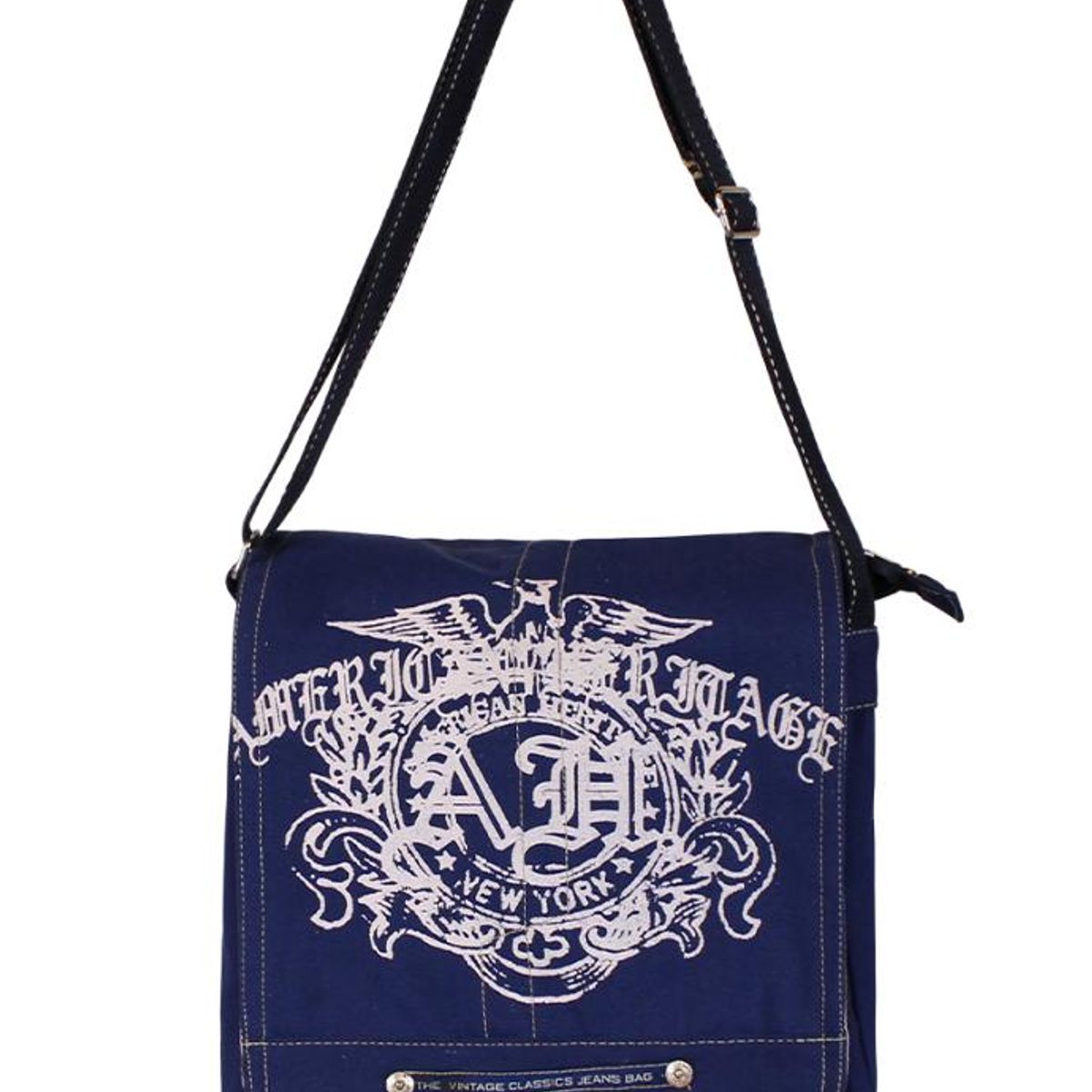 PARK WEST - Bolso morral Classic York azul Park West