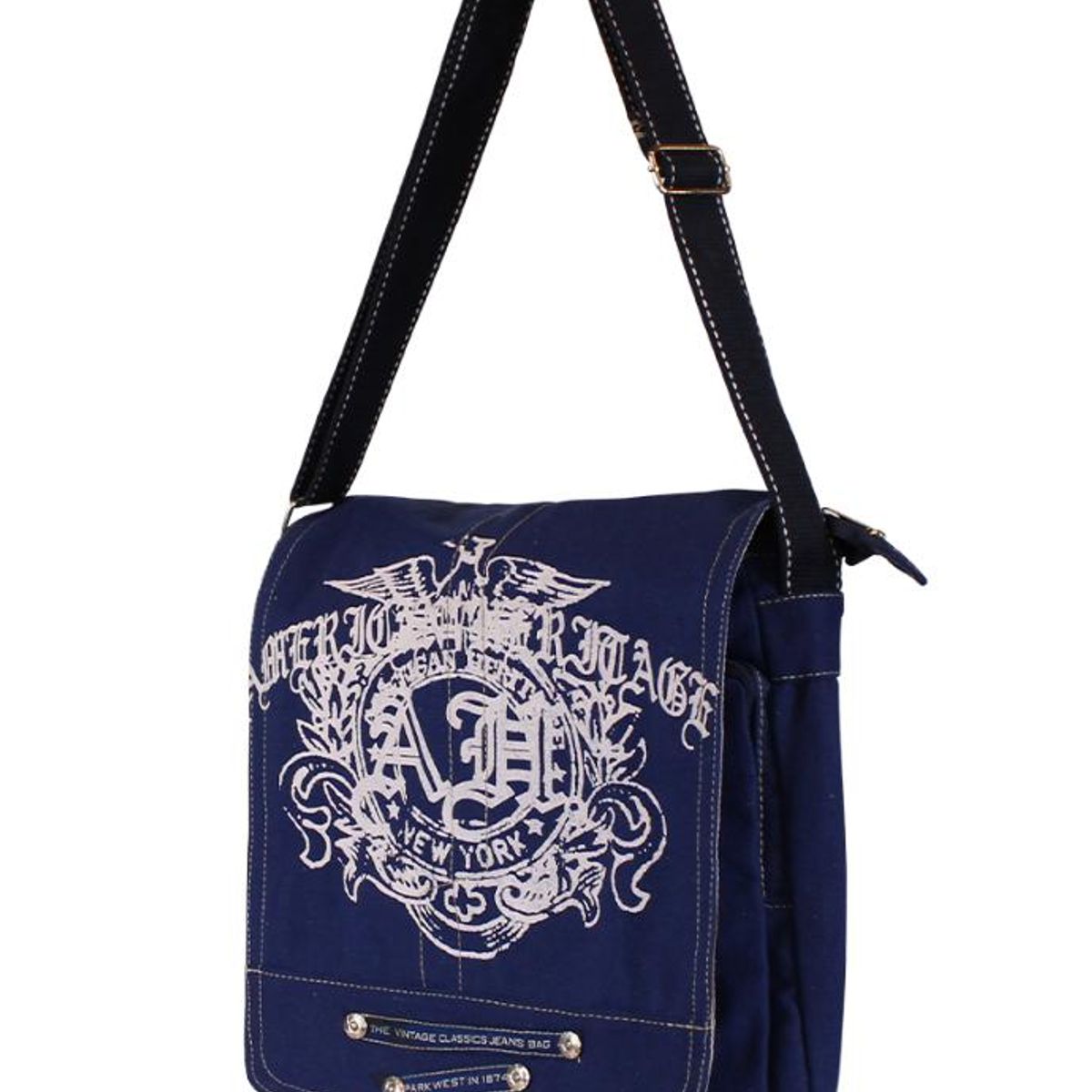 PARK WEST - Bolso morral Classic York azul Park West