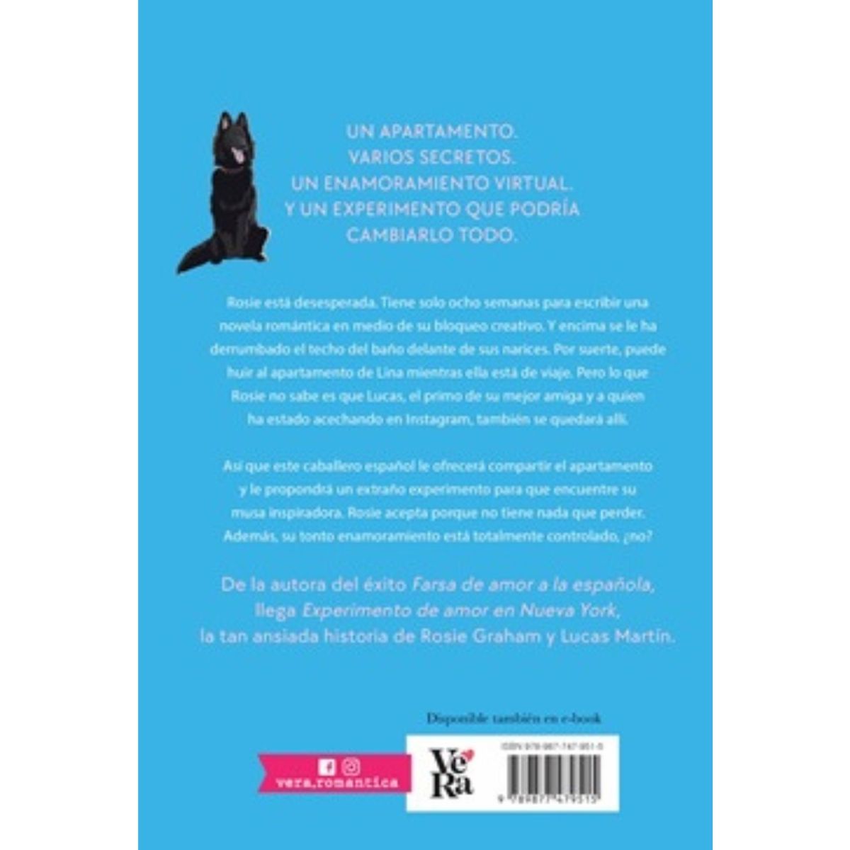 VERGARA Y RIBA - Libro Literatura Juvenil EXPERIMENTO DE AMOR EN NUEVA YORK