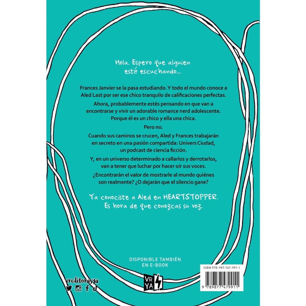 VERGARA Y RIBA - Libro Literatura Juvenil RADIO SILENCIO - Editorial Vergara y Riba