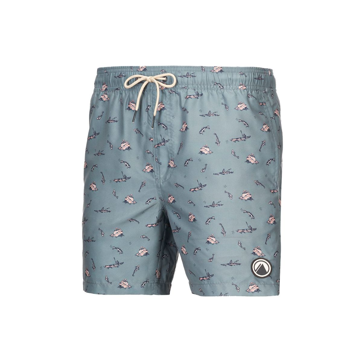 LIPPI - Short Hombre Aqua Swimwear Print Verde Lippi