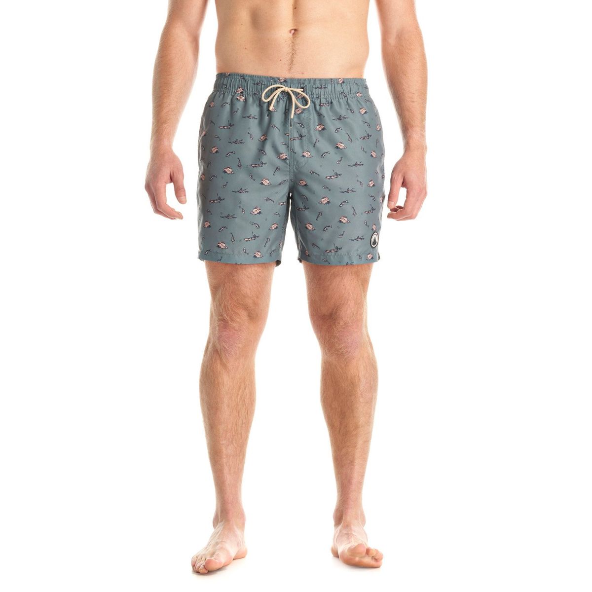 LIPPI - Short Hombre Aqua Swimwear Print Verde Lippi