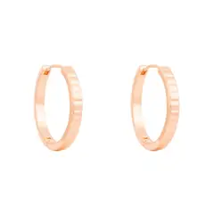 BOAZ JOYAS - ARGOLLAS DARIA 25MM BAÑADAS EN ORO ROSADO
