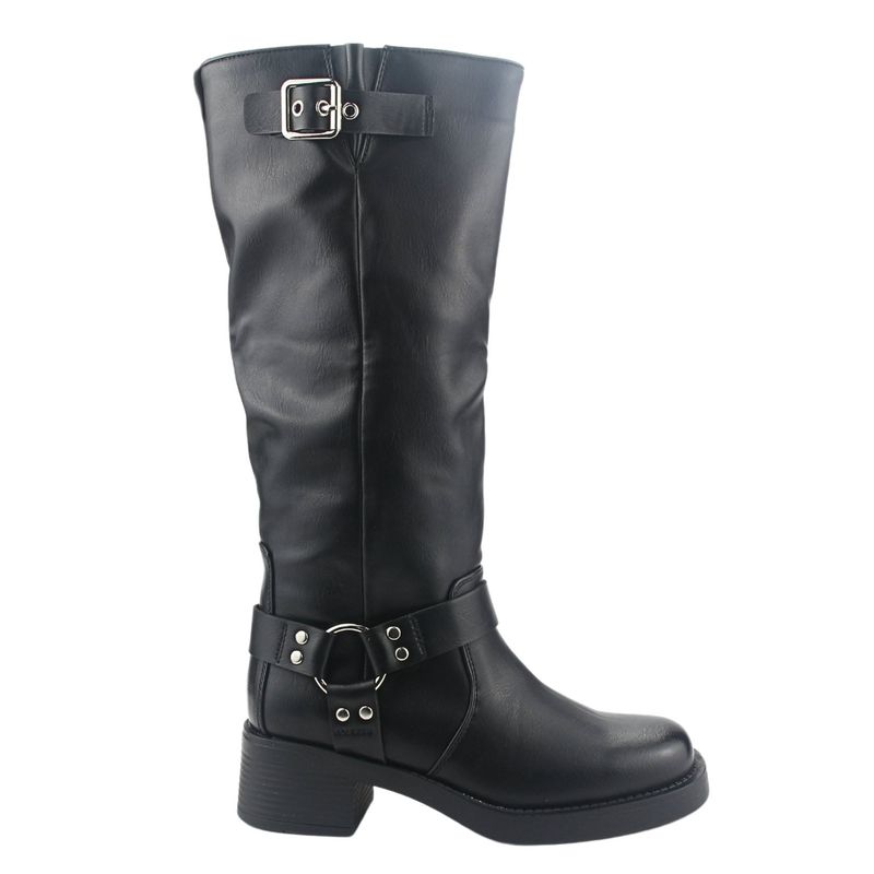 CHALADA - Bota Mujer Negro Casual Chalada Biker-3