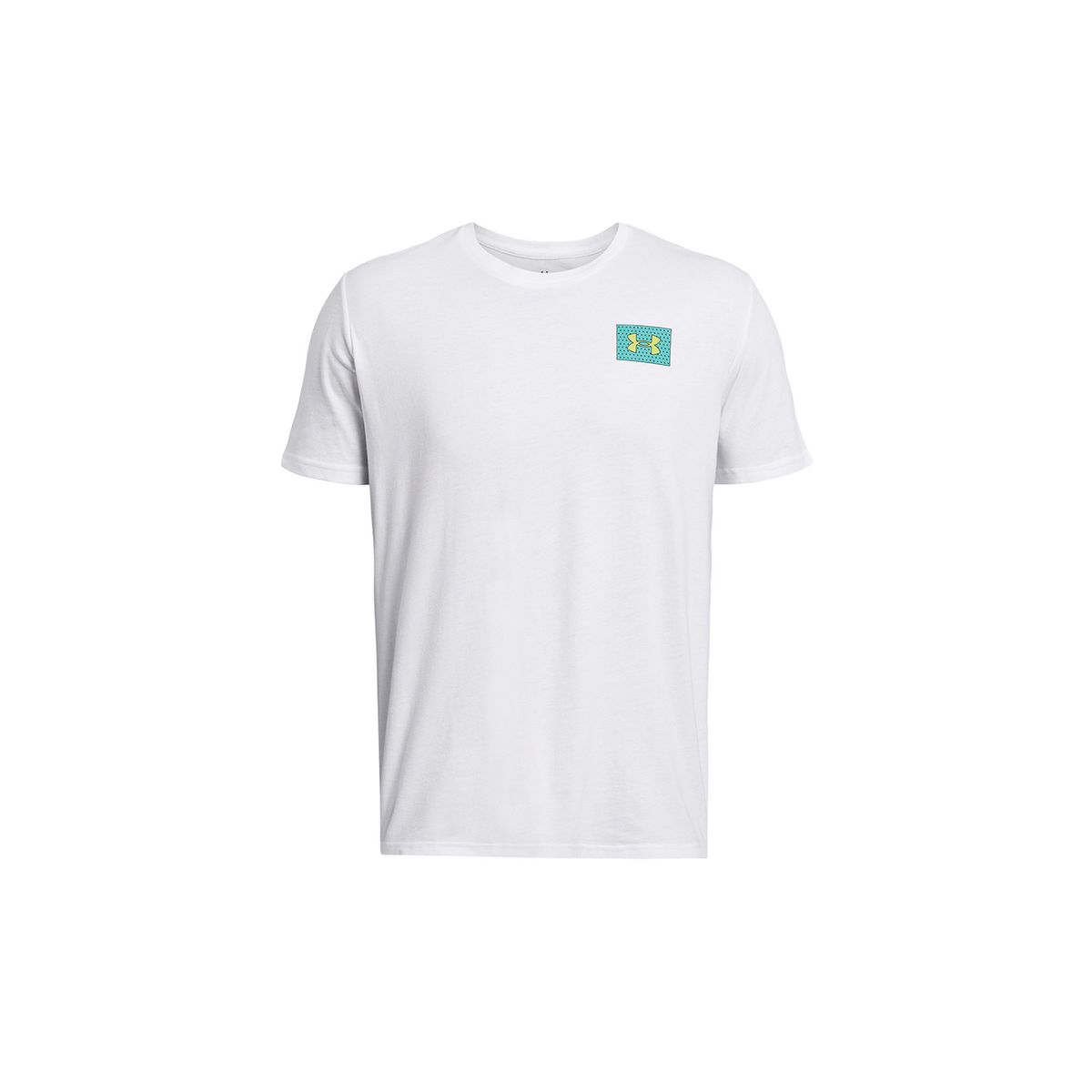 UNDER ARMOUR - Polera Manga Corta Clr Block Hombre Blanco UNDER ARMOUR