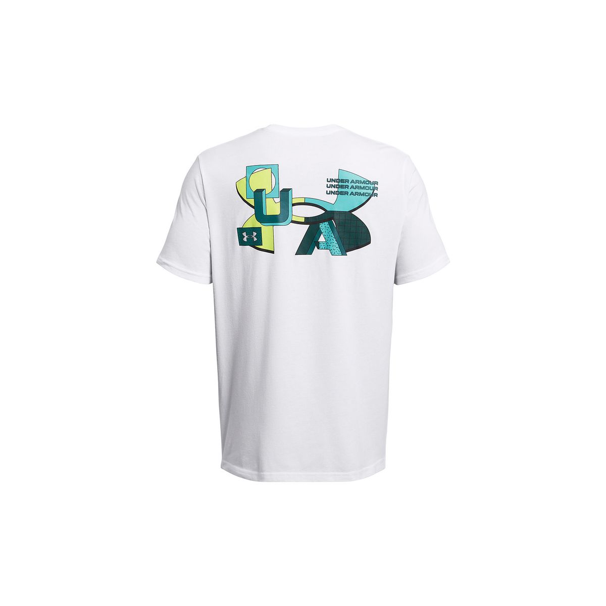 UNDER ARMOUR - Polera Manga Corta Clr Block Hombre Blanco UNDER ARMOUR
