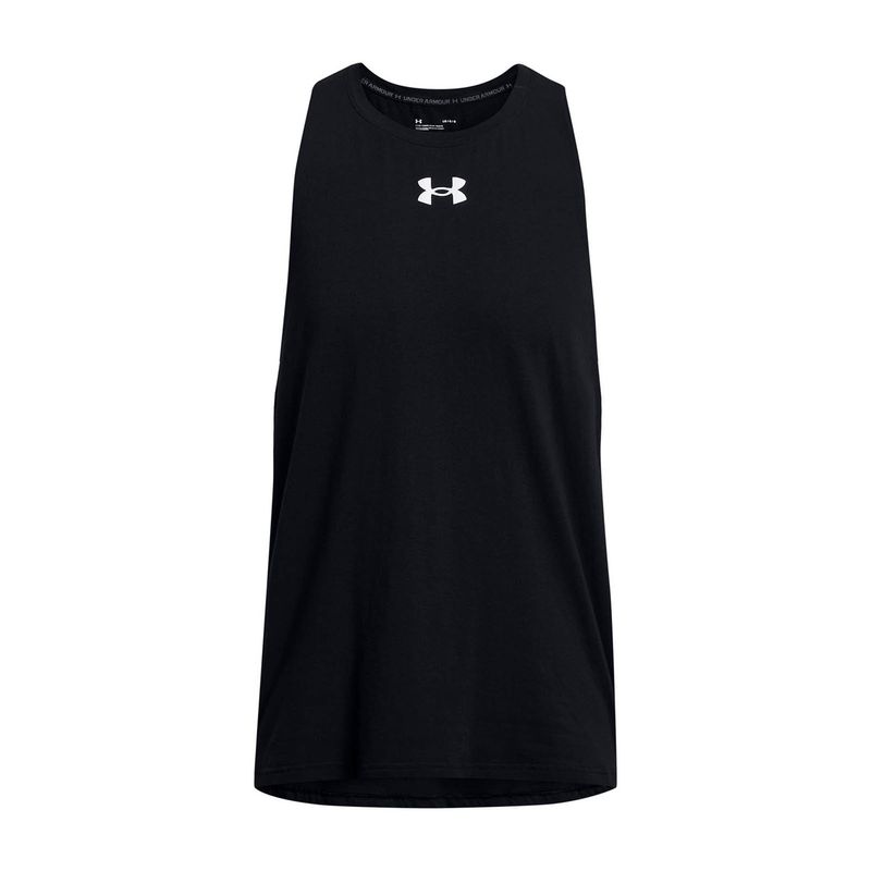 UNDER ARMOUR - Polera sin mangas de Basquetball hombre Zone negro UNDER ARMOUR