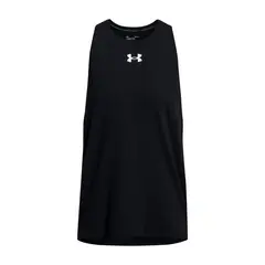 UNDER ARMOUR - Polera sin mangas de Basquetball hombre Zone negro